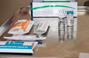 Vivitrol Medication, Needle and Box