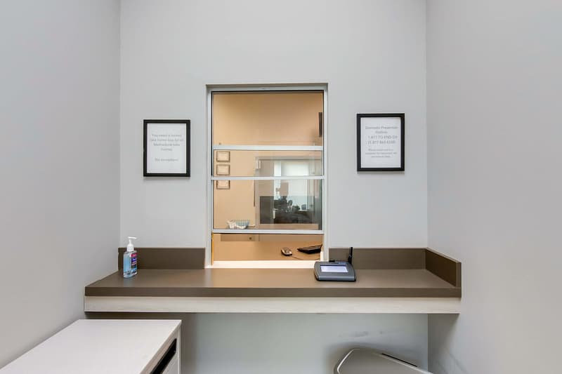 Methadone Clinic Window